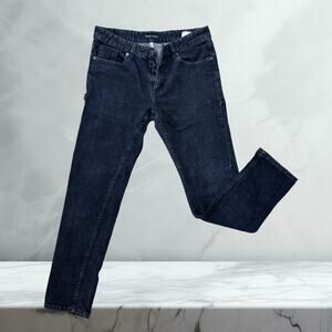 Emporio Armani Black Slim Denim Jeans – Italian Minimalist Classic 🖤